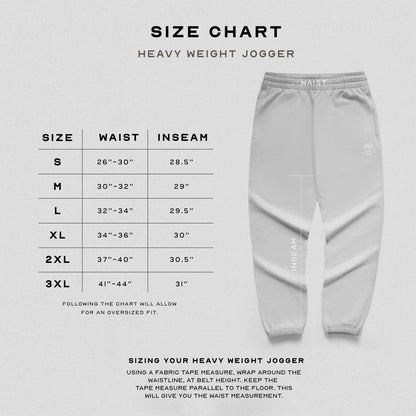 Heavyweight Jogger - Light Heather Gray