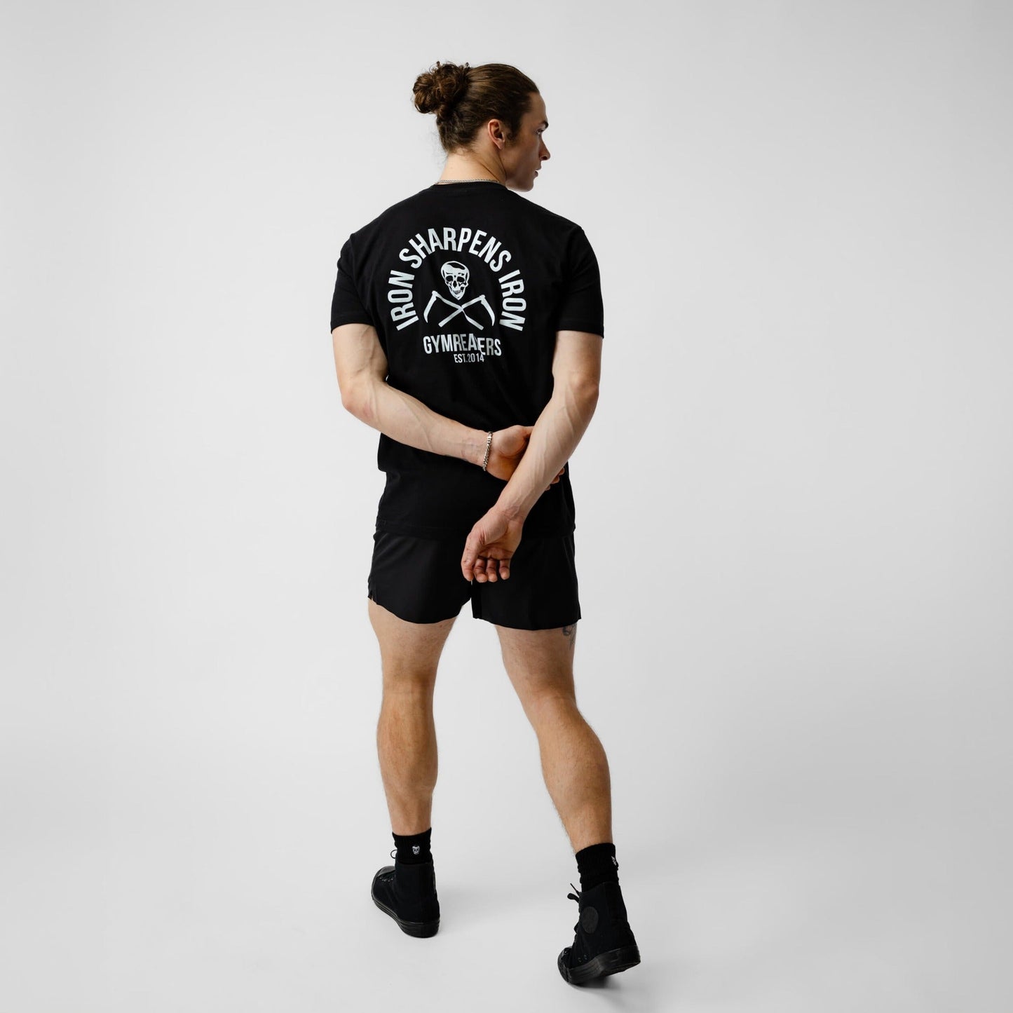 Gymreapers Iron Tee - Black/White