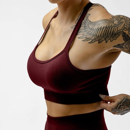 Halo Bra - Wine