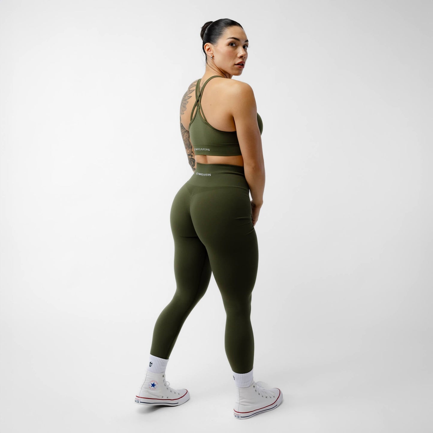 Halo Leggings - Vintage Green