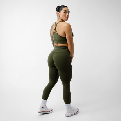 Halo Leggings - Vintage Green