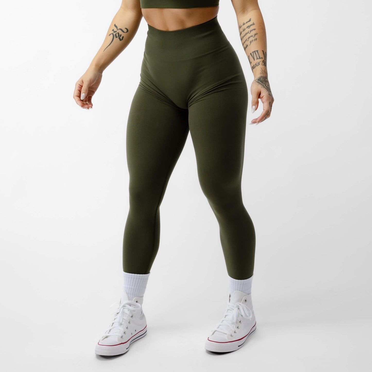 Halo Leggings - Vintage Green