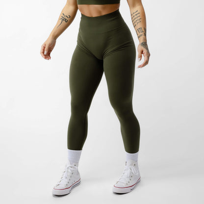 Halo Leggings - Vintage Green