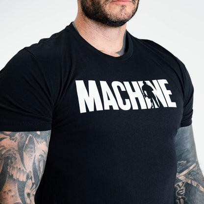 Machine Stamp Tee - Black