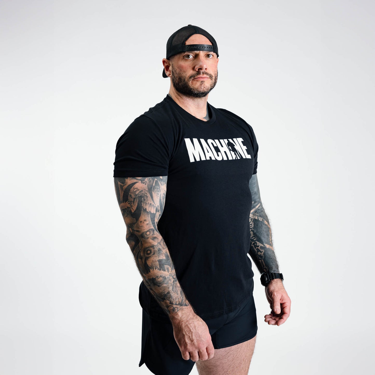 Machine Stamp Tee - Black