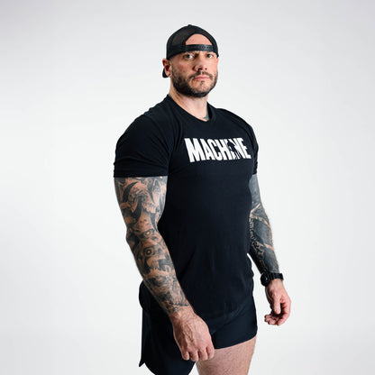 Machine Stamp Tee - Black