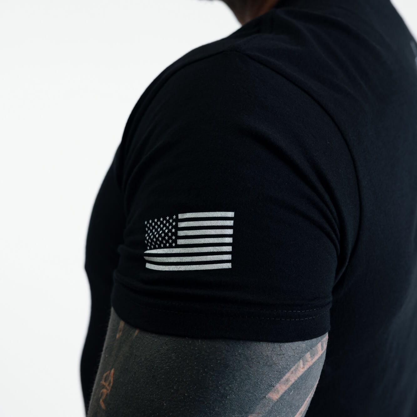 Machine Stamp Tee - Black