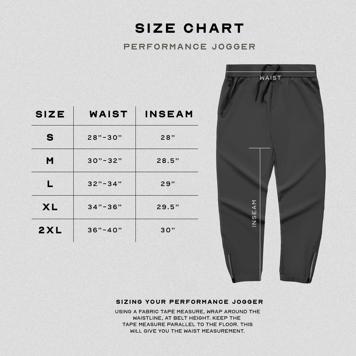 Performance Joggers - Obsidian