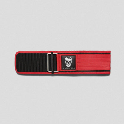 Quick Locking Weightlifting Belt | Premium Back Support - Red