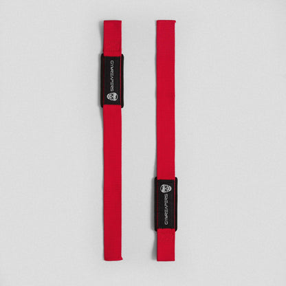 Lifting Straps | Premium Padded Weightlifting Straps - Red/Black