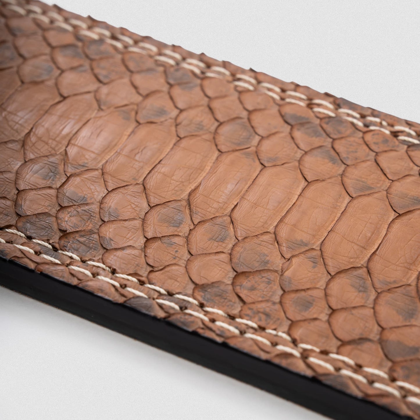 10MM Lever Belt - Saddle Python