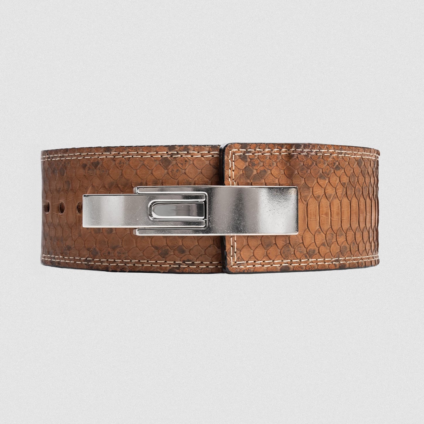 10MM Lever Belt - Saddle Python