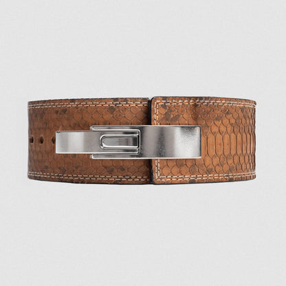 10MM Lever Belt - Saddle Python