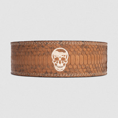 10MM Lever Belt - Saddle Python