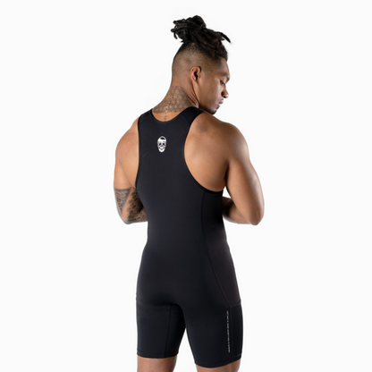 Apex Weightlifting Singlet - Black (IPF Approved)