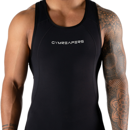 Apex Weightlifting Singlet - Black (IPF Approved)