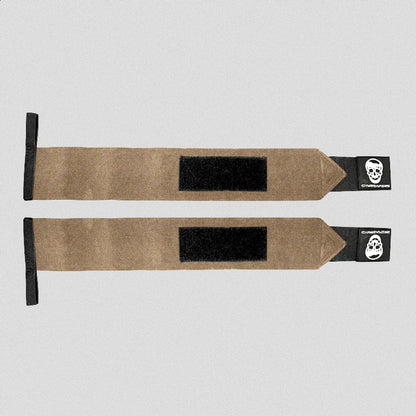 Stiff Wrist Wraps - Heavy Duty Wrist Support - Khaki