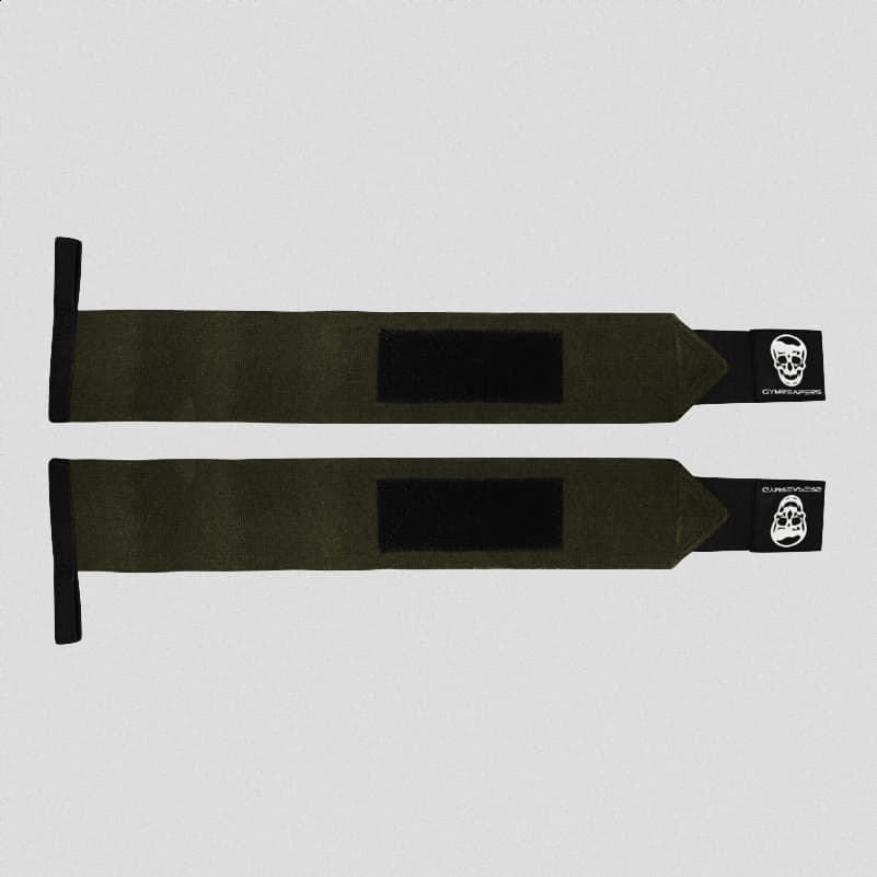 Stiff Wrist Wraps - Heavy Duty Wrist Support - OD Green